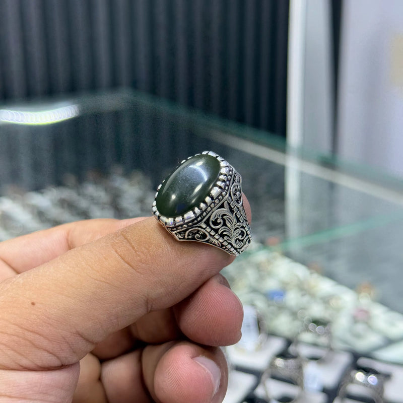 عقيق يشم اخضر 19.3غ 61