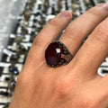 عقيق احمر كبدي 8غ 65