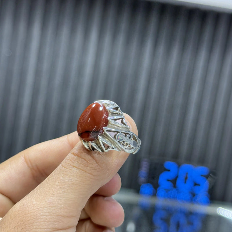عقيق كبدي مزعفر 13.59غ 67
