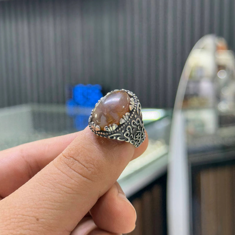 عقيق طحلبي 9.4غ 60