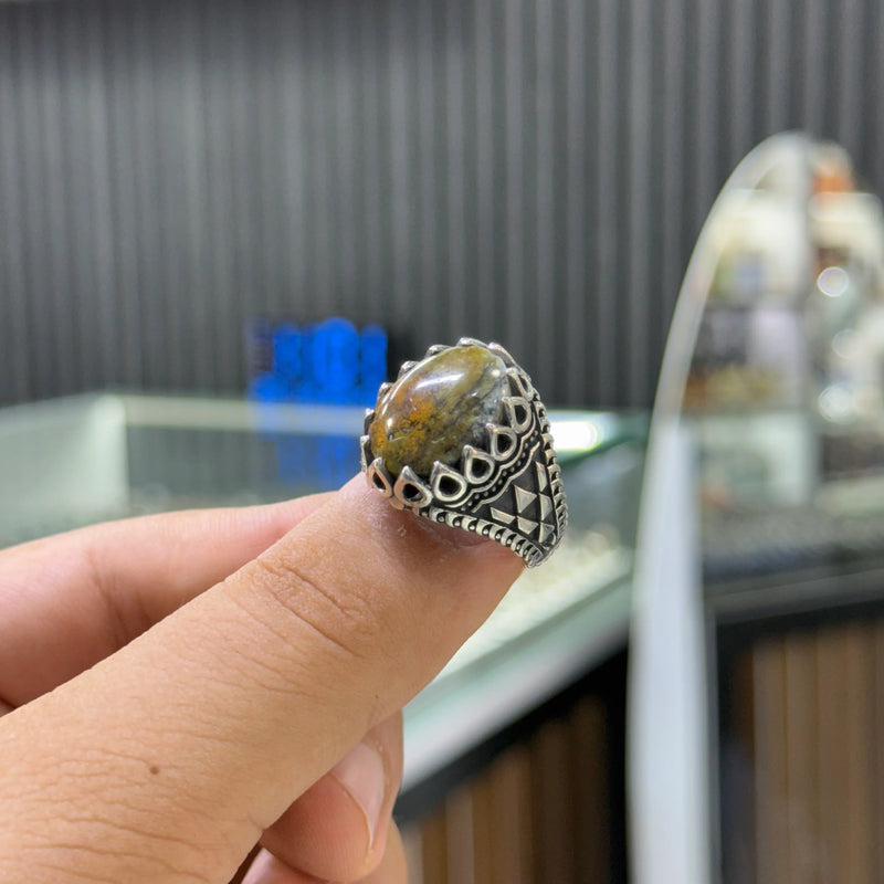 عقيق طحلبي 10.5غ 67
