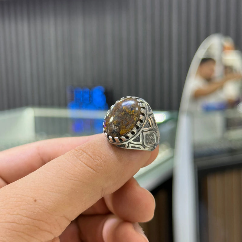 عقيق طحلبي 9.4غ 61